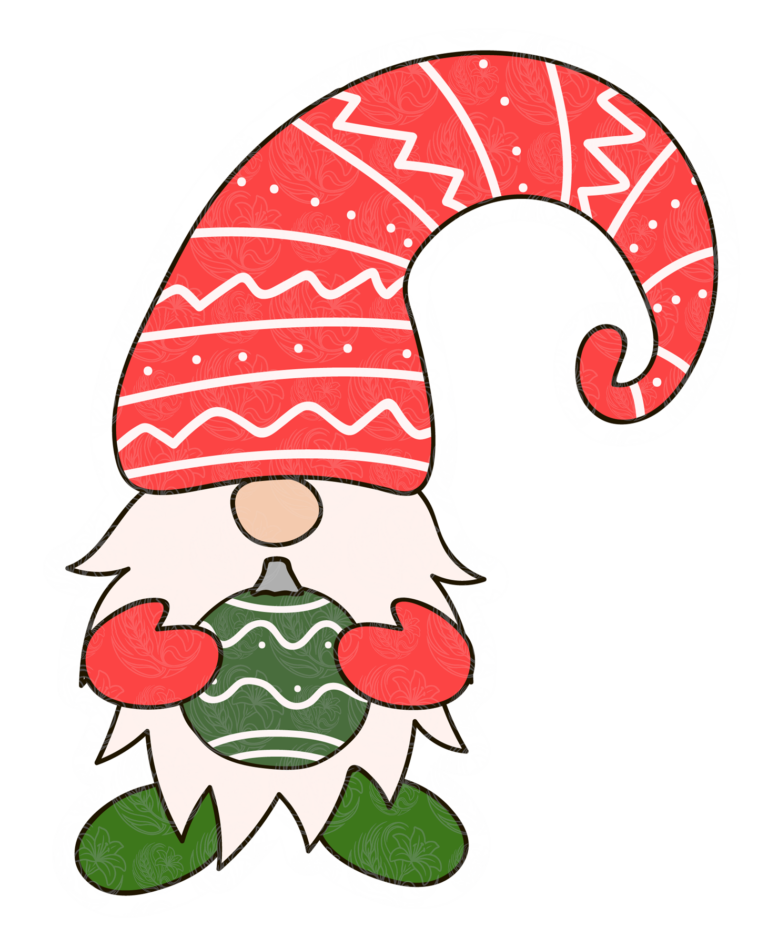Christmas Gnome with Red Hat and Ornament – GBH22556